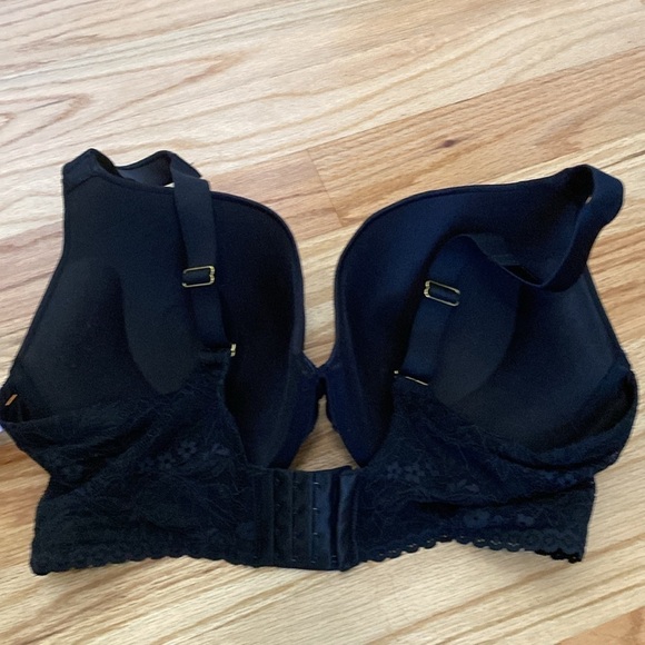 NWT Joyspun Full Figure Modern Plunge Bra  Black Multiple Sizes underwire padded - Picture 3 of 7